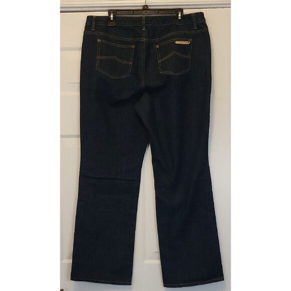 Michael Kors Womens Size 18W Blue Wide Leg Denim Jeans - Picture 14 of 14